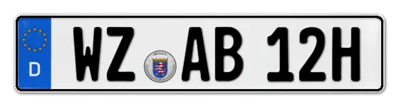 H-Kennzeichen WZ online bestellen
