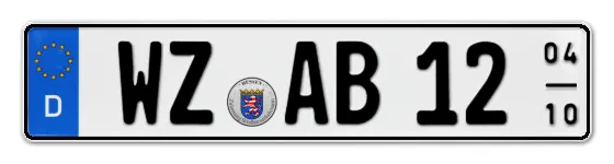 Saisonkennzeichen WetZlar Saisonkennzeichen WZ für WetZlar online bestellen