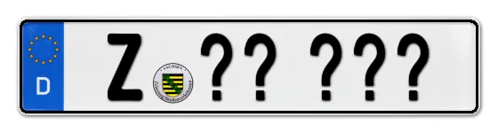 Wunschkennzeichen Zwickau reservieren