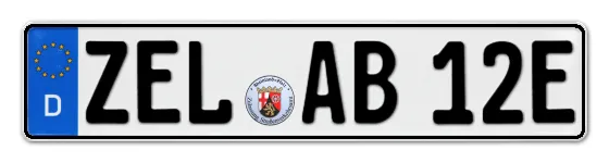 E-Kennzeichen ZELl online bestellen