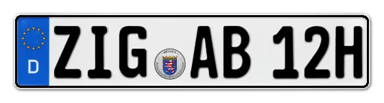 H-Kennzeichen ZIG online bestellen