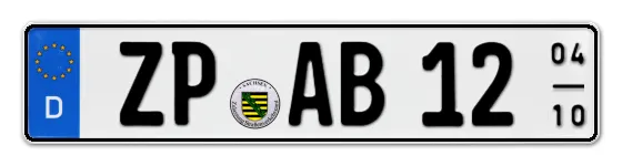 Saisonkennzeichen ZP für ZschoPau online bestellen