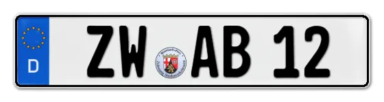 Kennzeichen ZWeibrücken bestellen