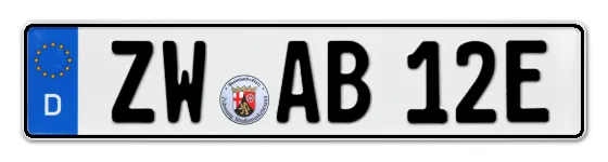 E-Kennzeichen ZWeibrücken als Wunschkennzeichen online reservieren