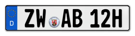H-Kennzeichen ZW als Wunschkennzeichen online bestellen