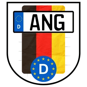 Kennzeichen ANG bestellen