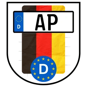 Kennzeichen AP bestellen
