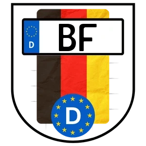 Kennzeichen BF bestellen