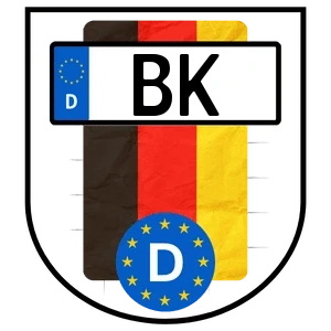 Kennzeichen BK bestellen