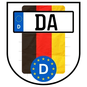 Kennzeichen DA bestellen