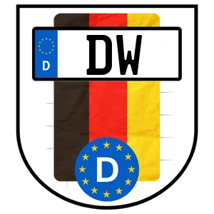 Kennzeichen DW bestellen