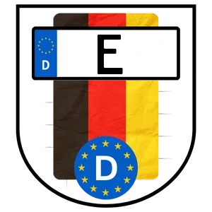Kennzeichen E bestellen