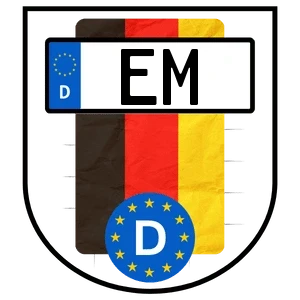 Kennzeichen EM bestellen