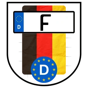 Kennzeichen F bestellen