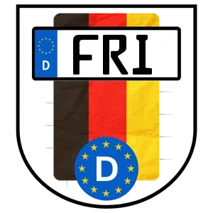 Kennzeichen FRI bestellen
