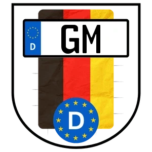 Kennzeichen GM bestellen
