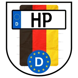 Kennzeichen HP bestellen