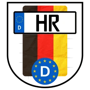 Kennzeichen HR bestellen