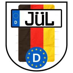 Wunschkennzeichen JÜlich - (JÜL) - Hier Kennzeichen reservieren