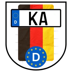 Kennzeichen KA bestellen