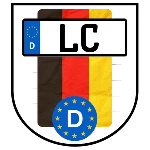Kennzeichen LC bestellen