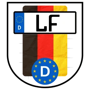 Kennzeichen LF bestellen