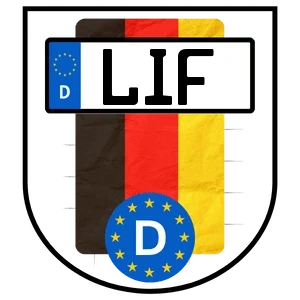 Kennzeichen LIF bestellen