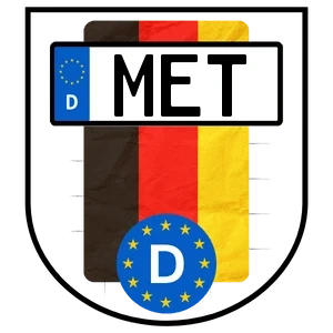 Kennzeichen MET bestellen