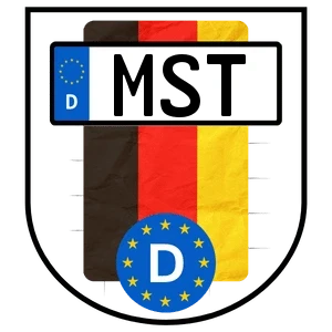 Kennzeichen MST bestellen