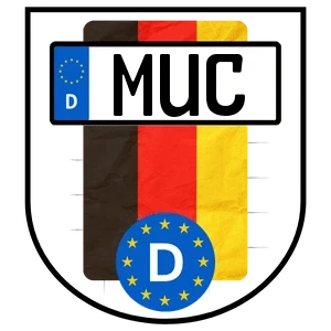 Kennzeichen MUC bestellen