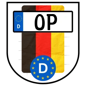 Kennzeichen OP bestellen