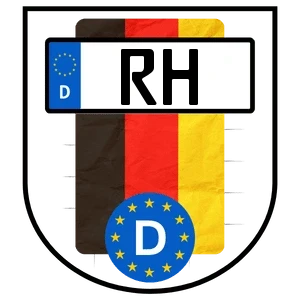 Kennzeichen RH bestellen