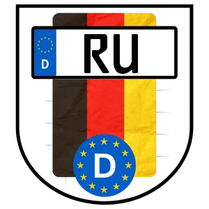 Kennzeichen RU bestellen