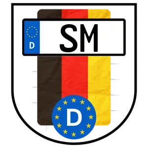 Kennzeichen SM bestellen