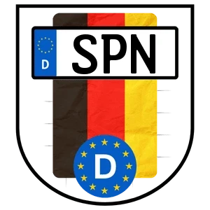 Kennzeichen SPN bestellen