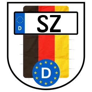 Kennzeichen SZ bestellen