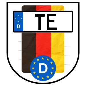 Kennzeichen TE bestellen