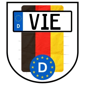 Kennzeichen VIE bestellen