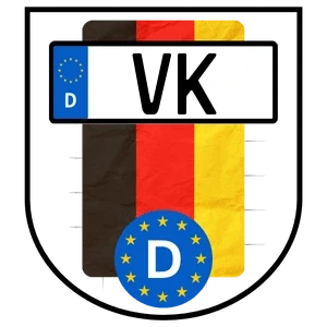 Kennzeichen VK bestellen