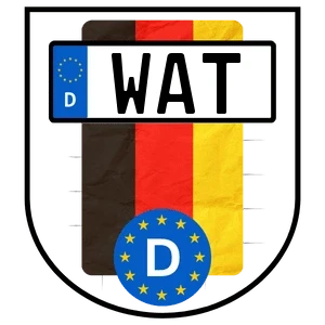 Kennzeichen WAT bestellen