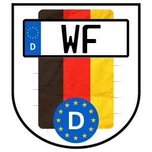 Kennzeichen WF bestellen