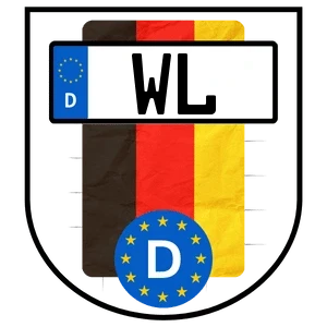 Kennzeichen WL bestellen