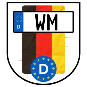 Kennzeichen WM bestellen