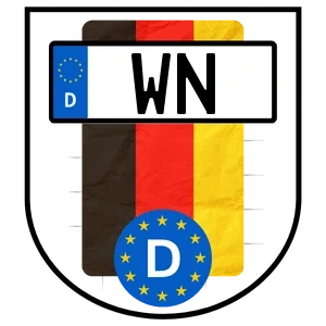 Kennzeichen WN bestellen