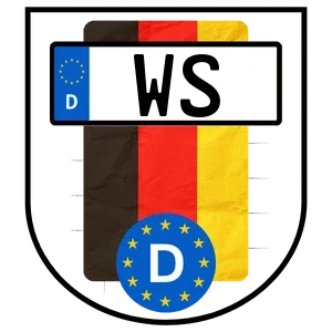 Kennzeichen WS bestellen