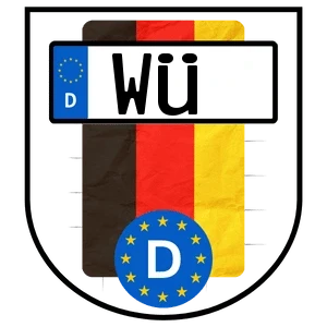 Kennzeichen WÜ bestellen