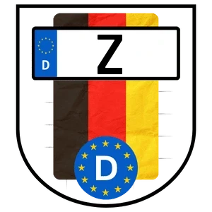 Kennzeichen Z bestellen