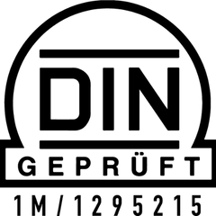 Kennzeichen DIN geprüft